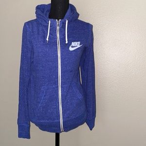 Nike Women’s Purple Zip Up Hoodie - Size Medium